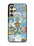 Squidward Spongebob Wallpaper Samsung Galaxy S23 5G Case QC1409