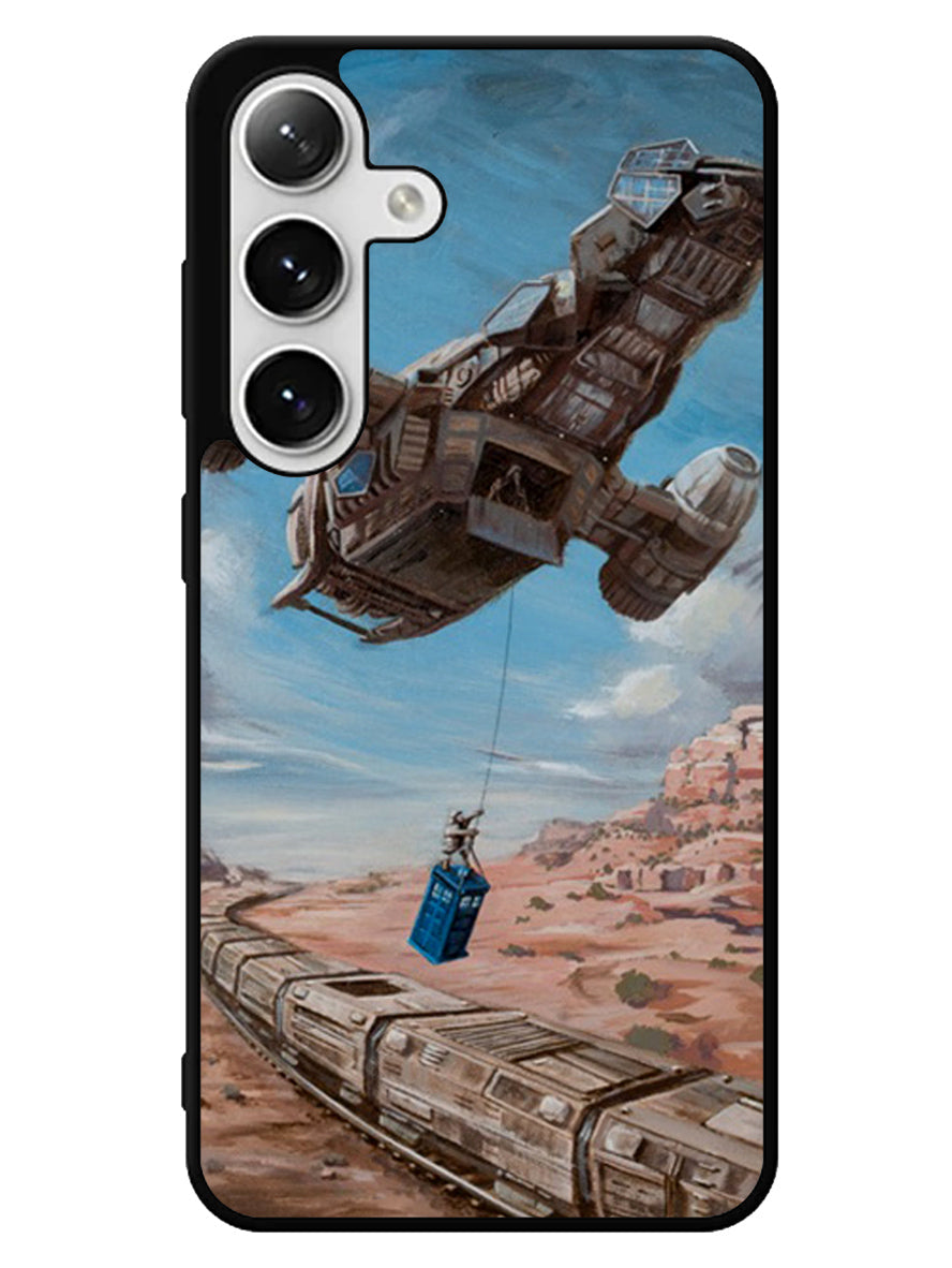 Time Job Firefly Tardis Doctor Who Samsung Galaxy S24 5G Case