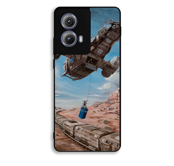 Time Job Firefly Tardis Doctor Who Motorola Moto Edge 2024 Case OV6982