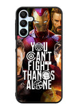 Avengers You Cant Fight Thanos Alone Samsung Galaxy A35 5G Case OV1427