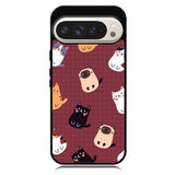 Cat Pattern Wallpaper Google Pixel 10 Pro XL Case OV1436