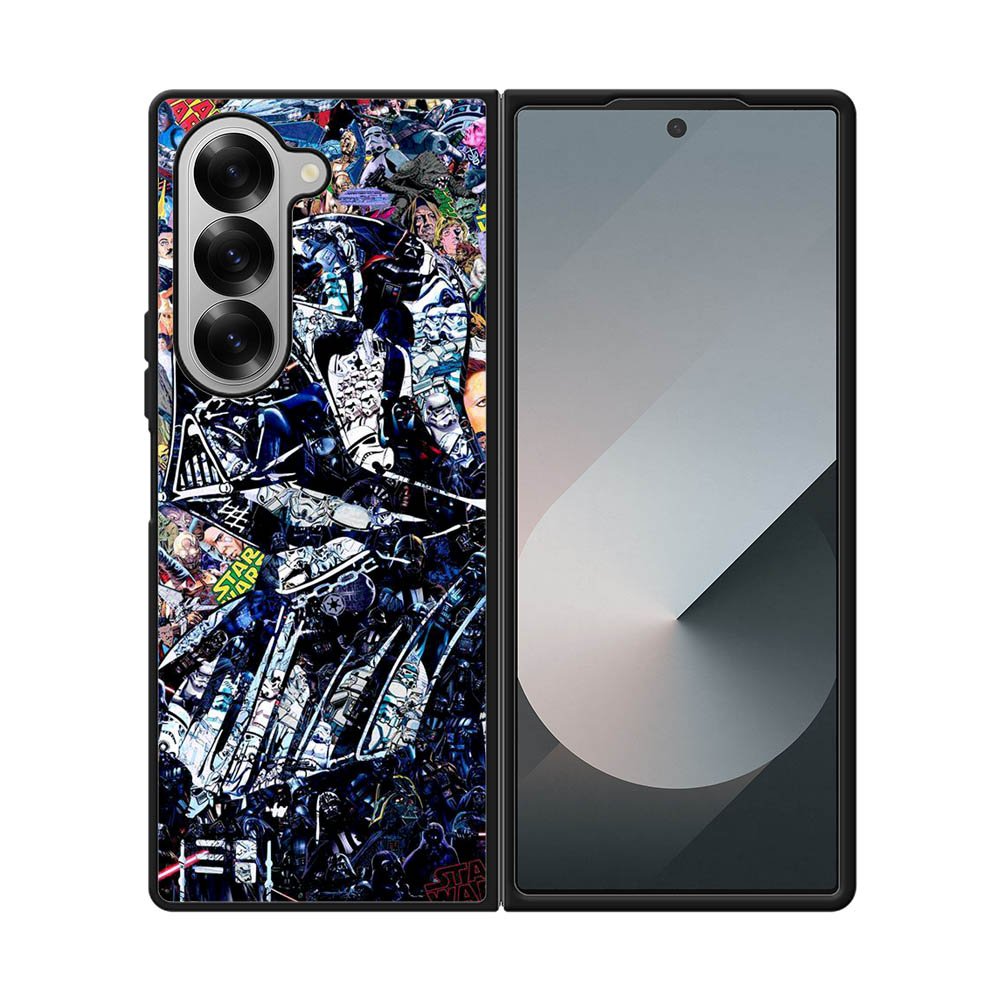 Star Wars Death Vader Wallpaper Samsung Galaxy Z Fold 7 5G Case QC1454