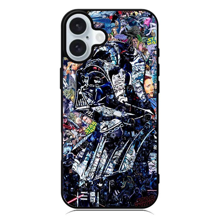 Star Wars Death Vader Wallpaper iPhone 16 Plus Case QC1454
