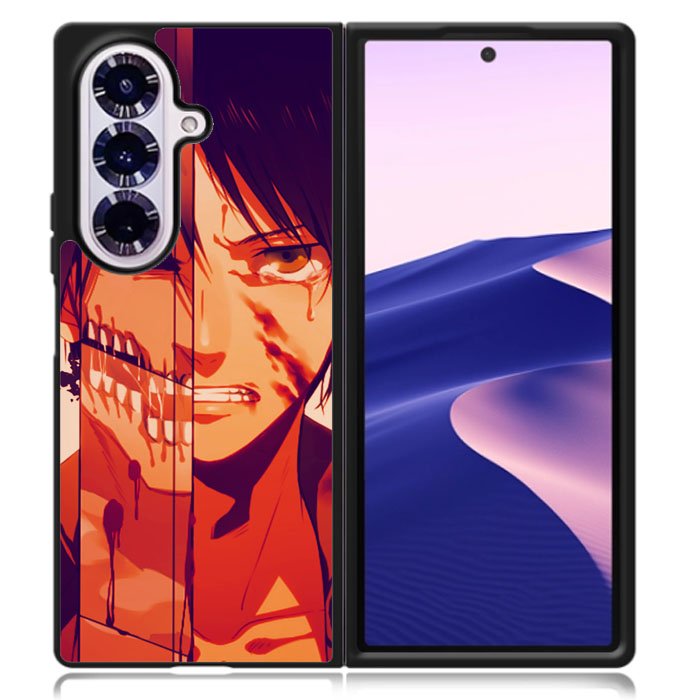 Attack on Titan Eren Samsung Galaxy Z Fold 7 Case OV1464