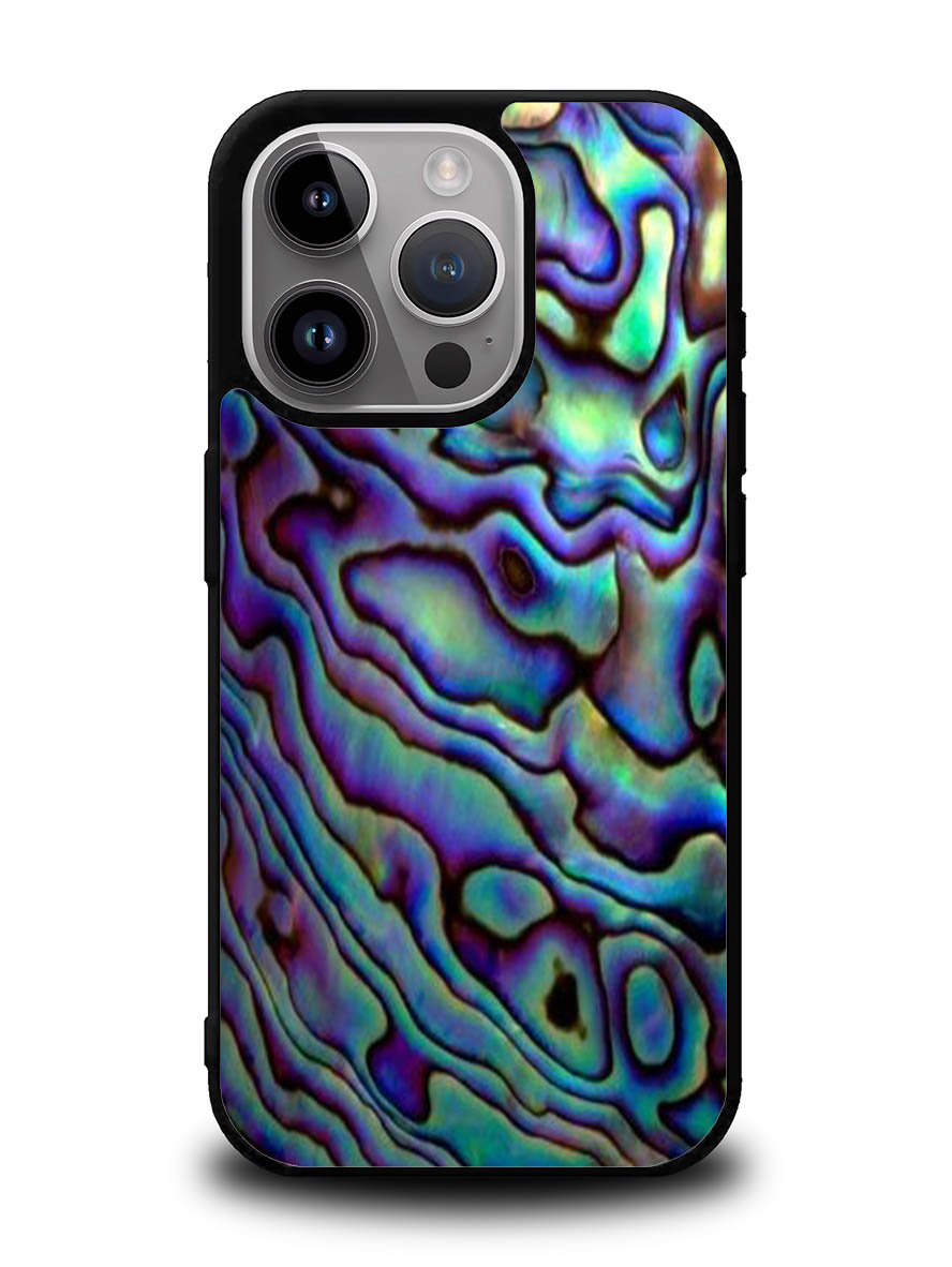 Abalone Abstract iPhone 14 Pro Case QC7543
