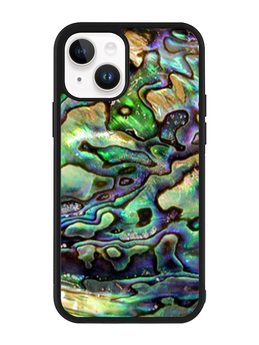 Green Abalone iPhone 14 Case QC7569