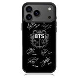 Bangtan Boys Bts Signature iPhone 17 Pro Case OV7552
