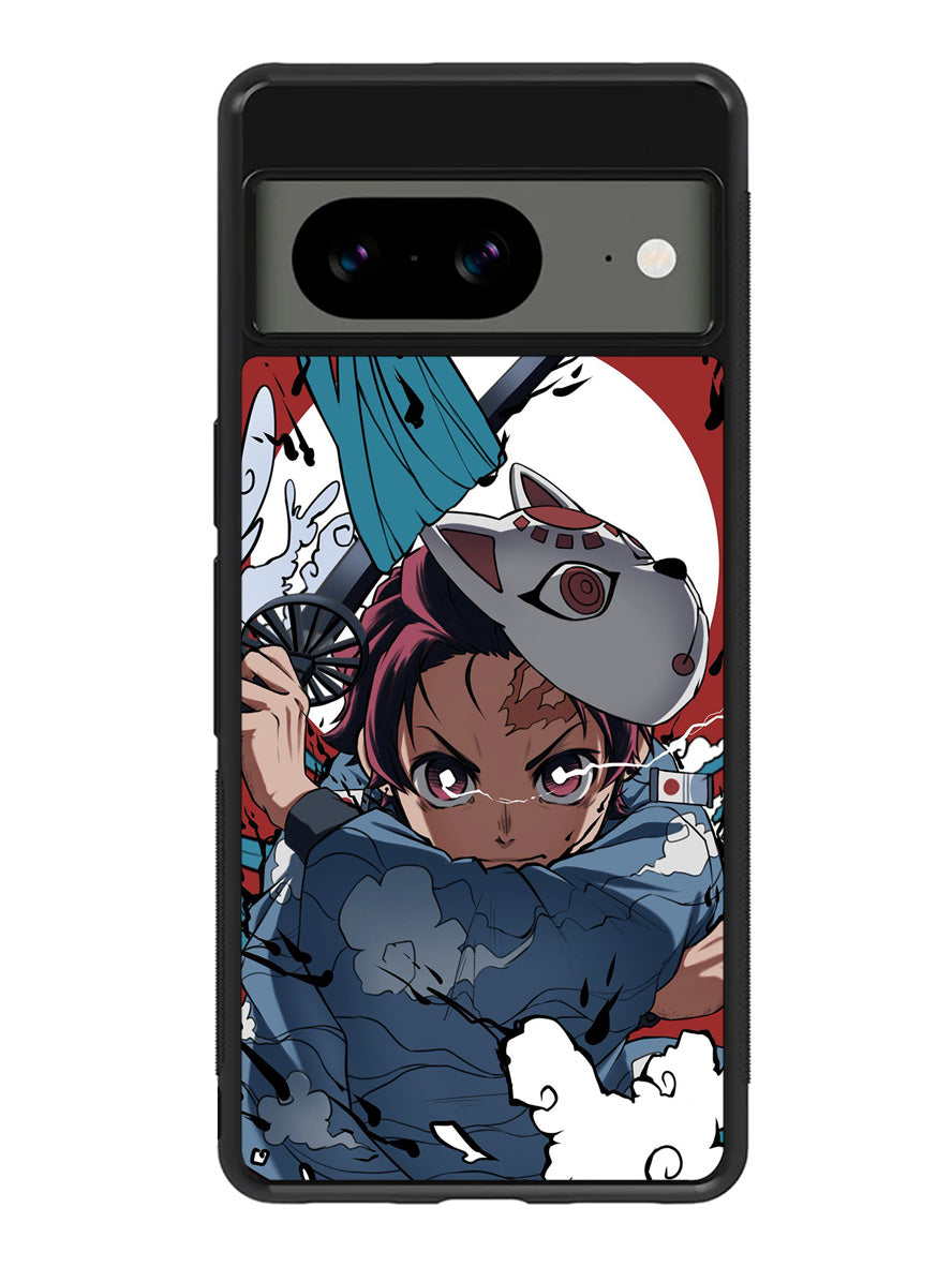 Tanjiro Kimetsu No Yaiba Google Pixel 8A Case QC1475