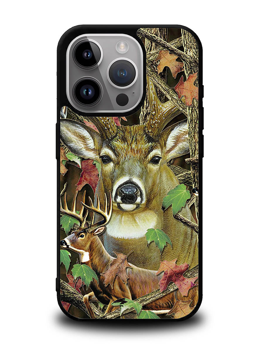 Deer Camo Camouflage iPhone 14 Pro Max Case QC7613