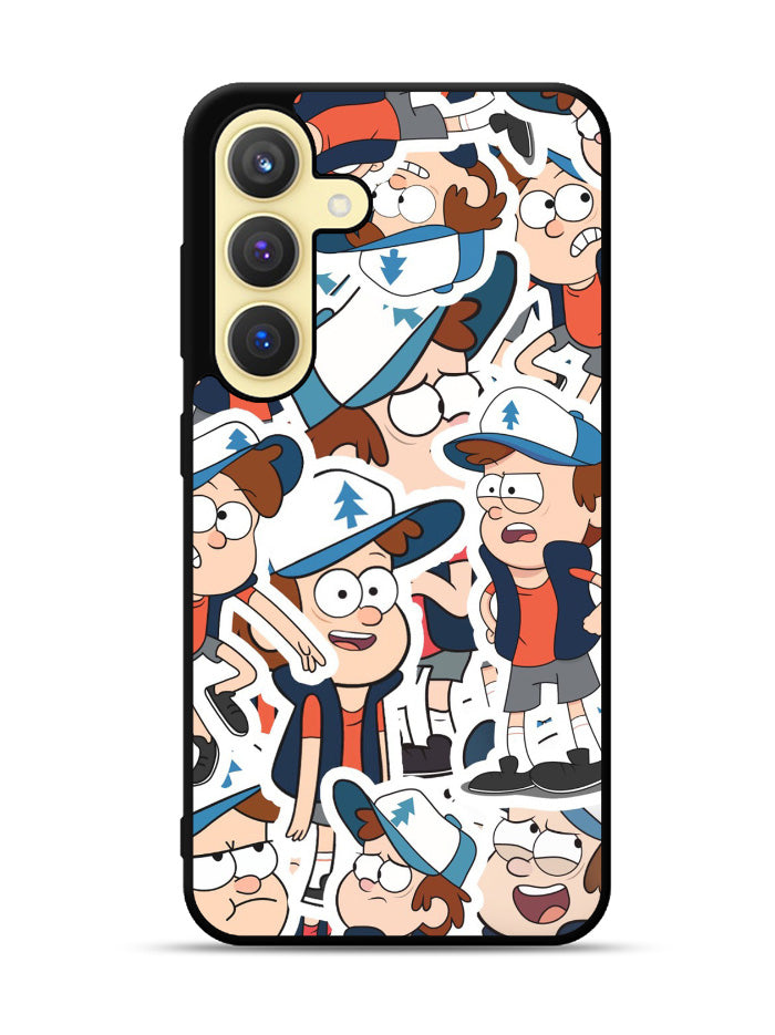 Gravity Falls Pattern Samsung Galaxy S25 5G Case OV7625