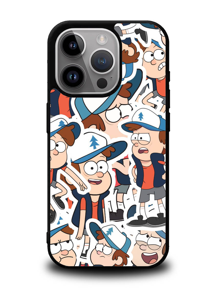 Gravity Falls Pattern iPhone 14 Pro Case QC7625