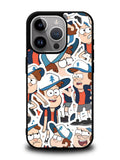 Gravity Falls Pattern iPhone 14 Pro Case QC7625