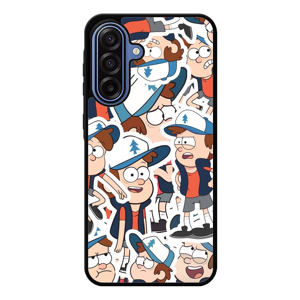 Gravity Falls Pattern Samsung Galaxy A17 Case QC7625