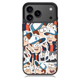 Gravity Falls Pattern iPhone 17 Pro Case OV7625