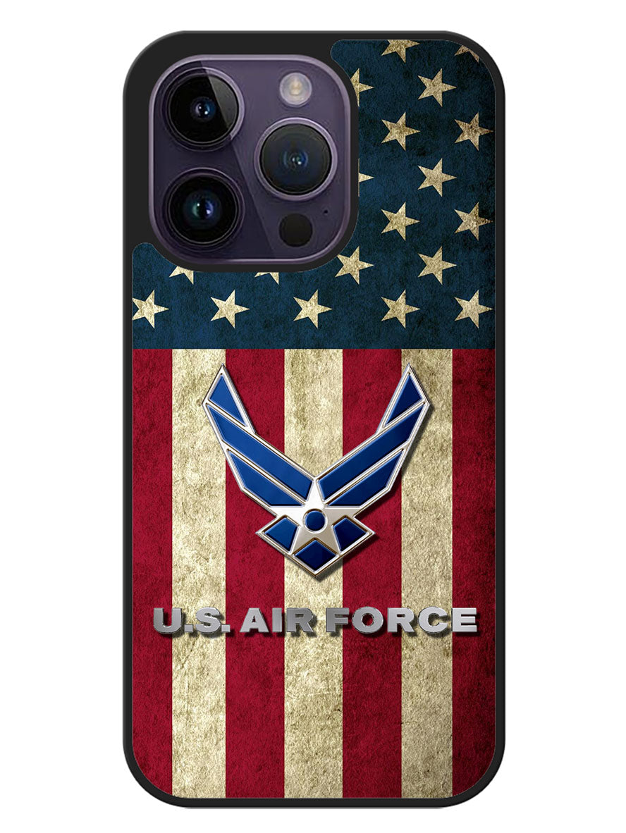 Us Air Force Military Usa Flag iPhone 14 Pro Max Case OV6585