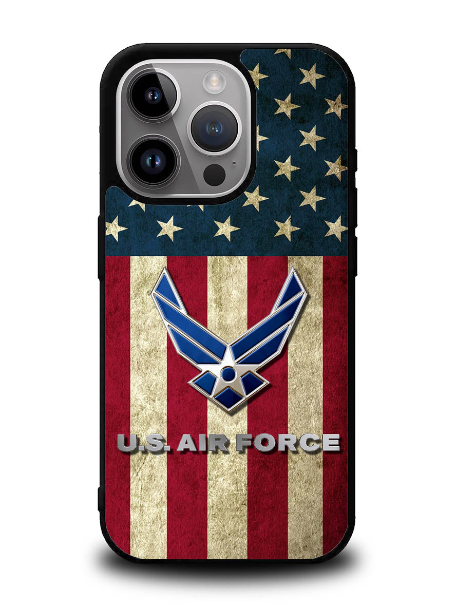 Us Air Force Military Usa Flag iPhone 16 Pro Case