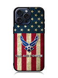 Us Air Force Military Usa Flag iPhone 15 Pro Max Case