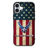 Us Air Force Military Usa Flag iPhone 16 Case