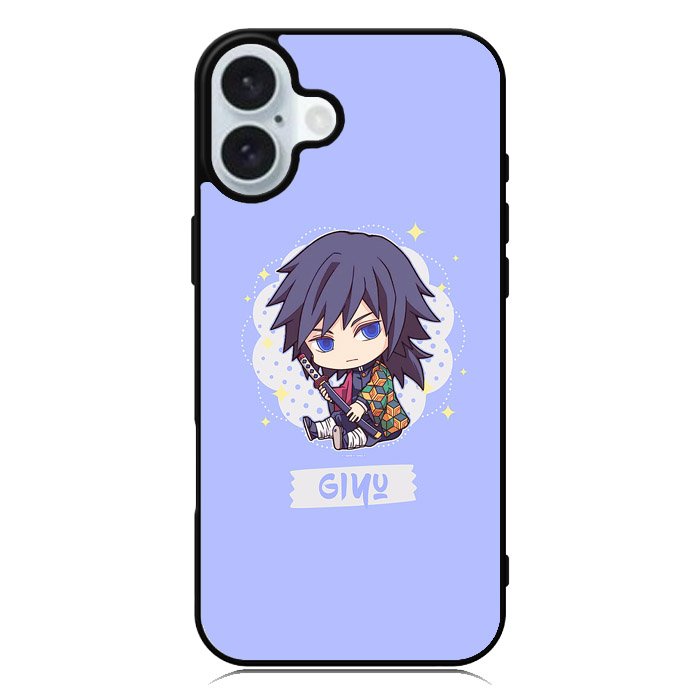 Giyu Chibi iPhone 16 Plus Case QC7480