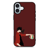 Kuro Haikyu iPhone 16 Plus Case QC7504