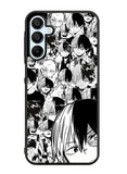 Todoroki Black and White Samsung Galaxy A35 5G Case OV7534