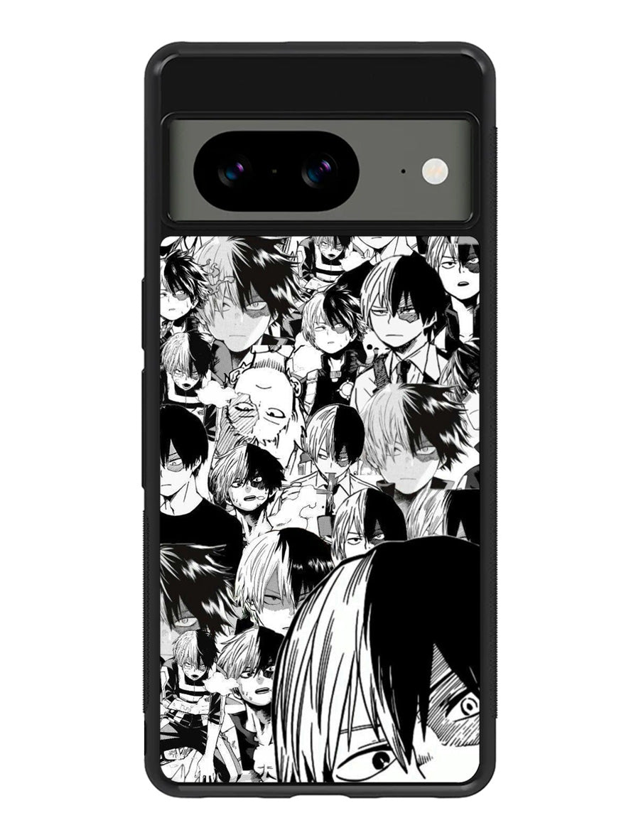Todoroki Black and White Google Pixel 8A Case QC7534