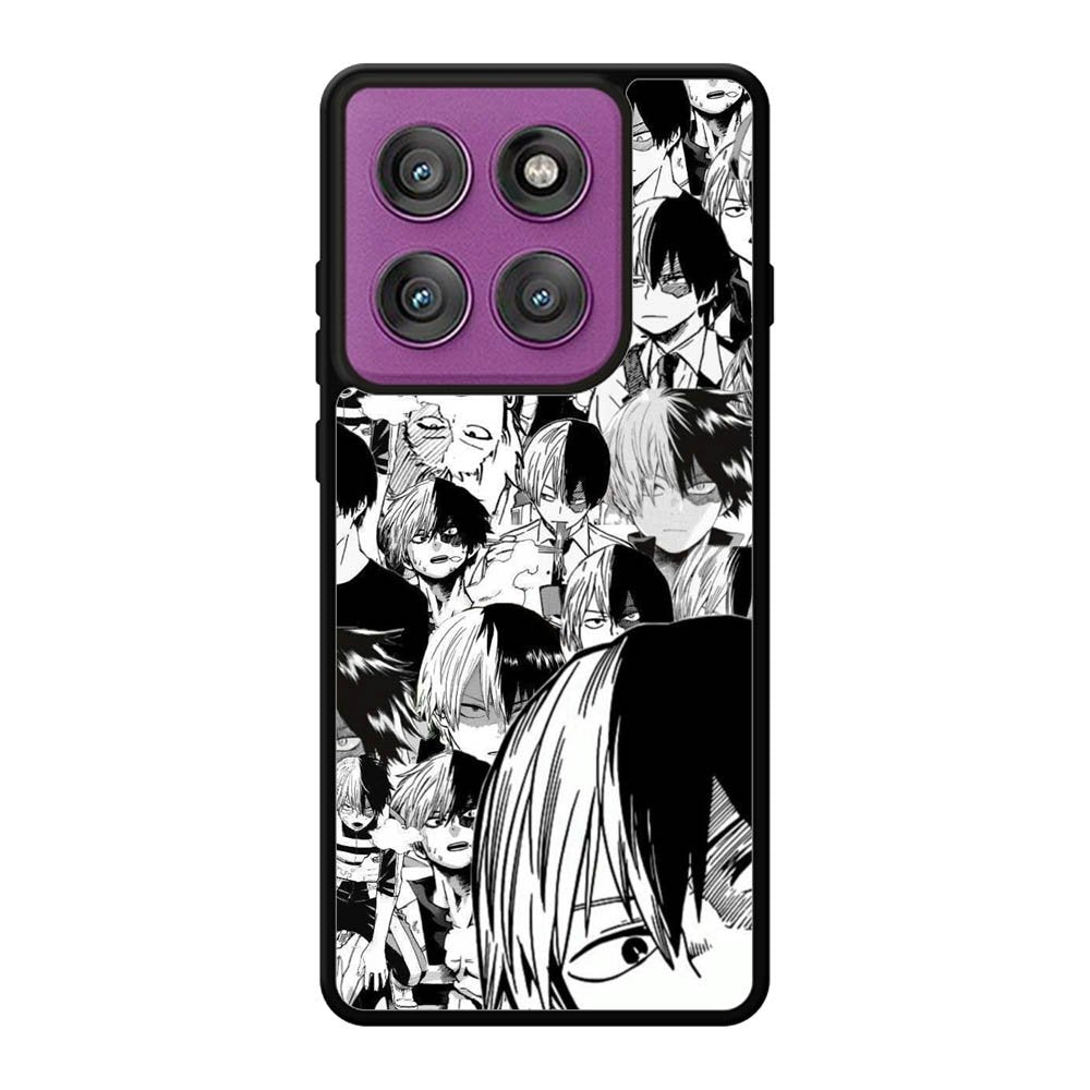 Todoroki Black and White Motorola Moto Edge 60 Pro Case QC7534