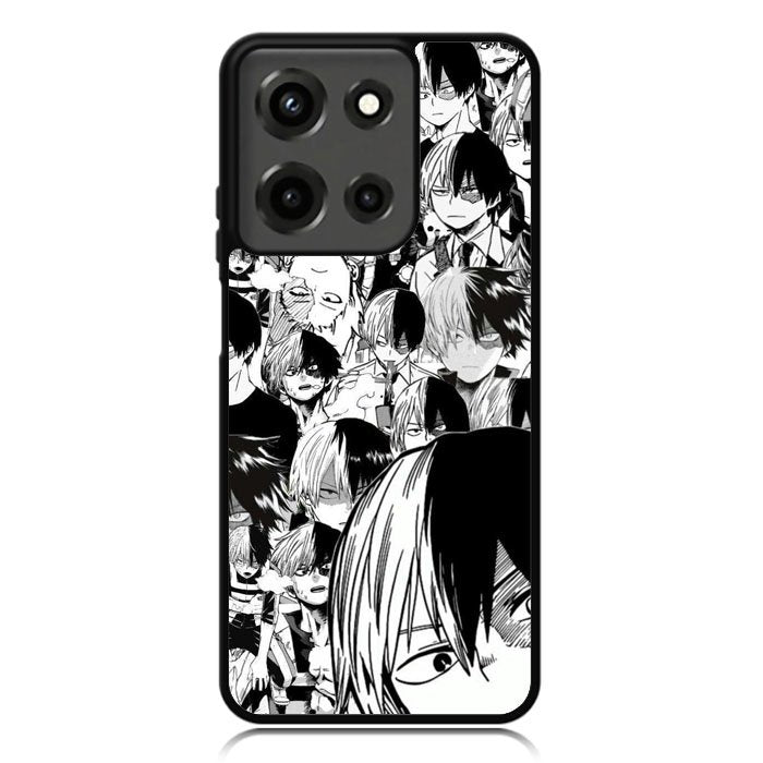 Todoroki Black and White Motorola Moto G 5G 2025 Case OV7534
