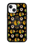 Chicago Blackhawks Pattern iPhone 14 Case QC7420