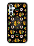 Chicago Blackhawks Pattern Samsung Galaxy A14 5G Case QC7420
