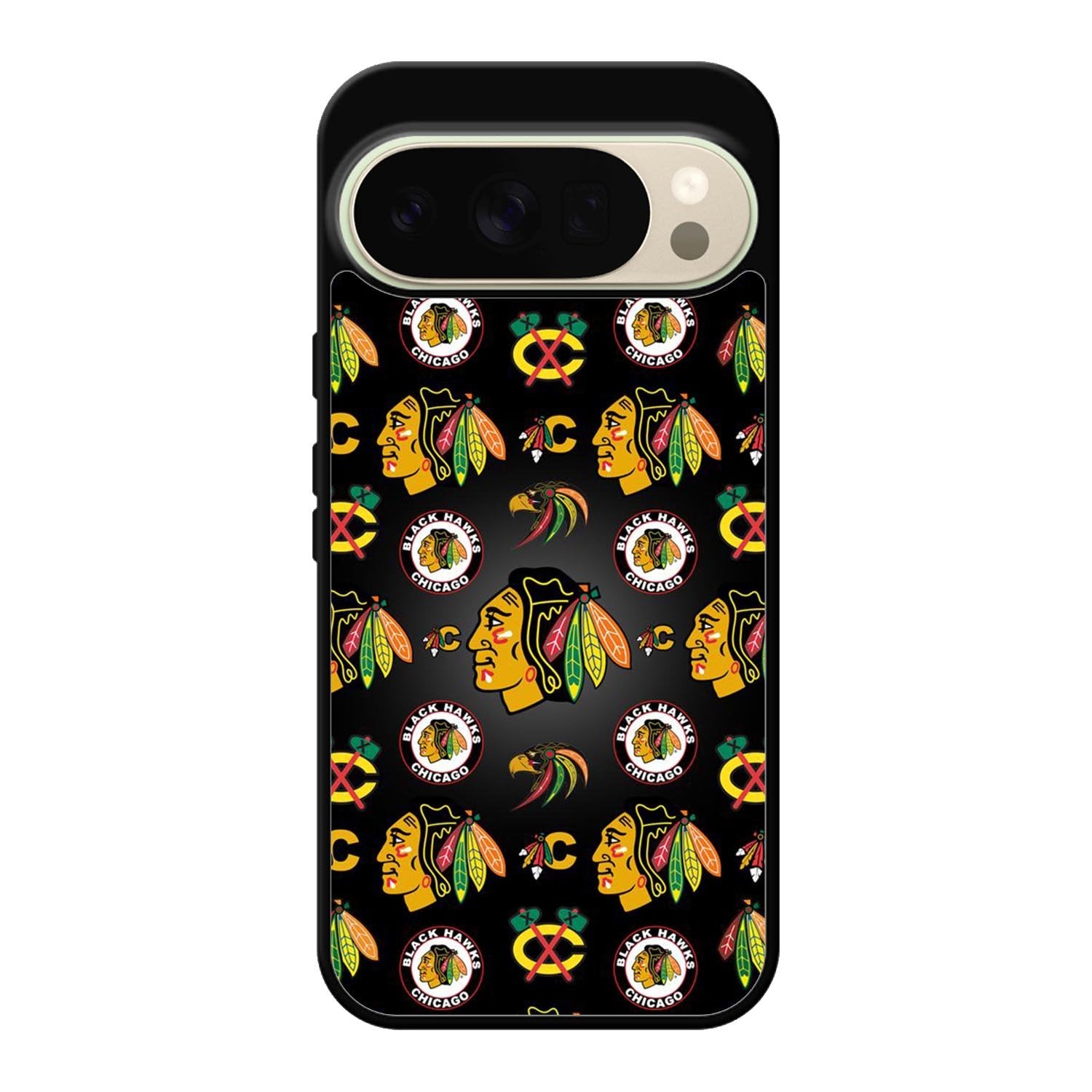 Chicago Blackhawks Pattern Google Pixel 10 Pro XL Case QC7420