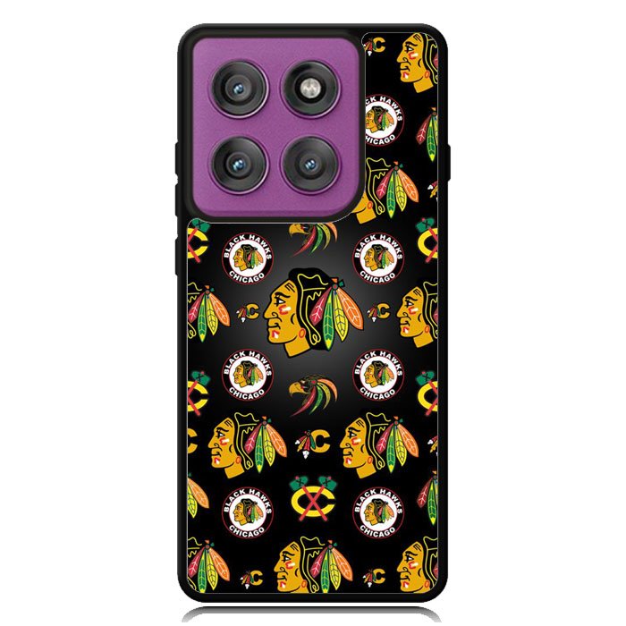 Chicago Blackhawks Pattern Motorola Moto Edge 2025 | Moto Edge 60 Fusion | Moto Edge 60 Pro Case OV7420