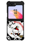 Hello Halloween Kitty Samsung Galaxy Z Flip 5 5G 2023 Case