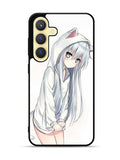 Anime Girl Sketch Samsung Galaxy S23 5G Case QC9638