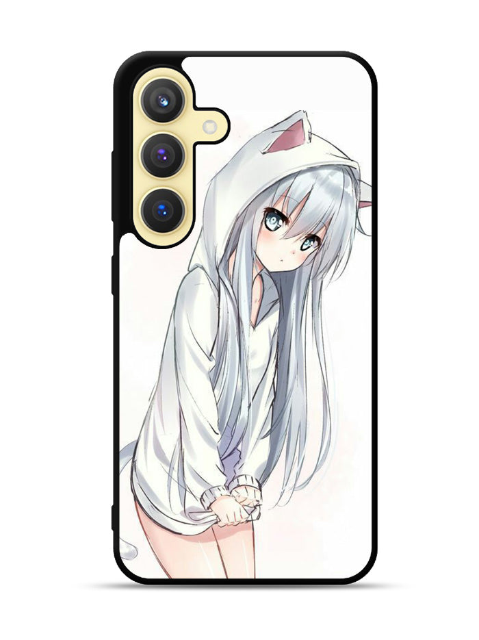 Anime Girl Sketch Samsung Galaxy S24 FE 5G Case OV9638