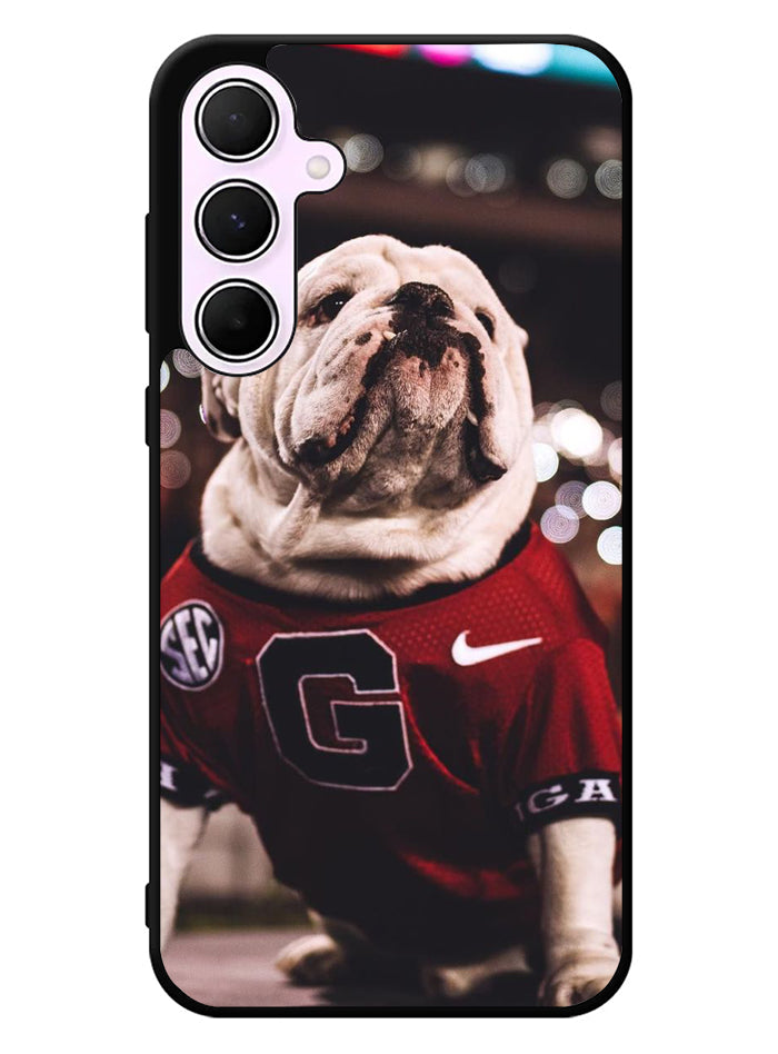 Georgia Bulldogs Football Samsung Galaxy A55 5G Case