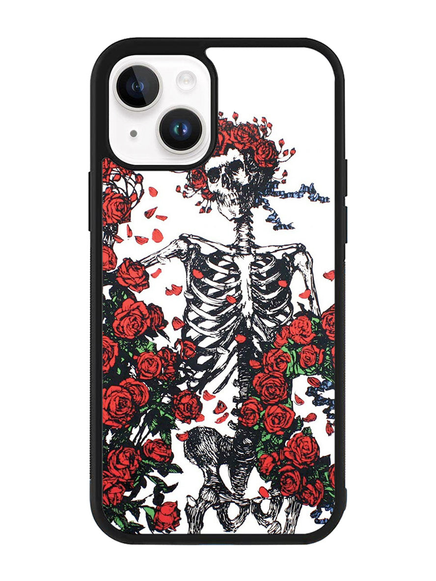 Grateful Dead Bones And Roses iPhone 15 Plus Case OV9625