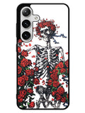 Grateful Dead Bones And Roses Samsung Galaxy S25 5G Case
