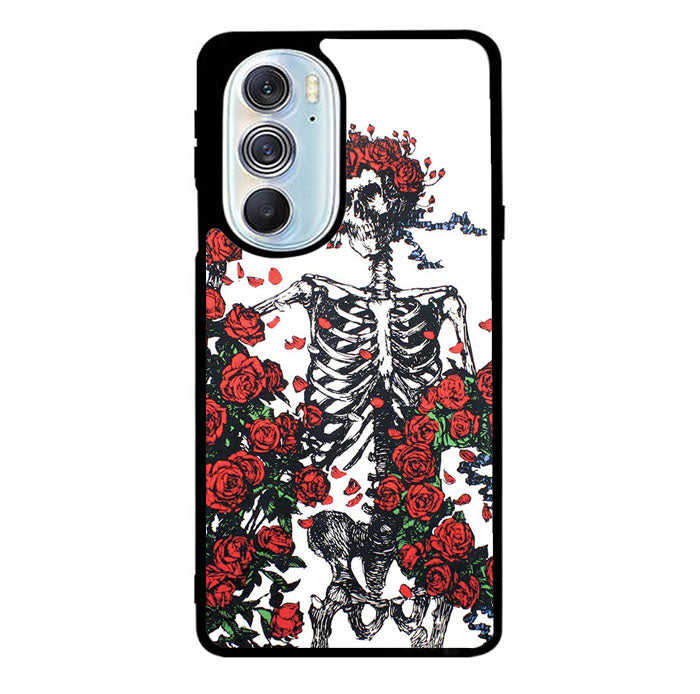 Grateful Dead Bones And Roses Motorola Moto Edge 2022 Case
