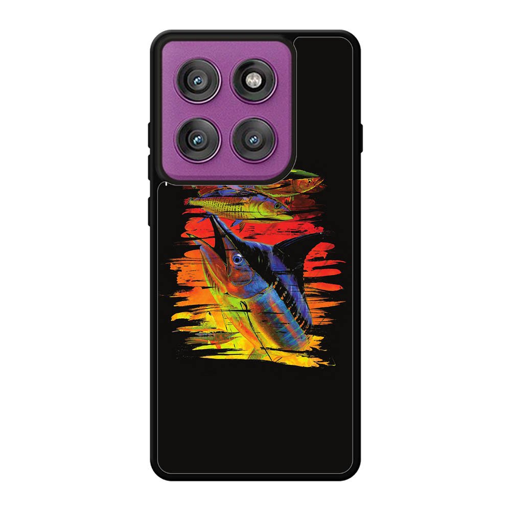 Guy Harvey Island Marlin Boat Motorola Moto Edge 60 Pro Case QC9626