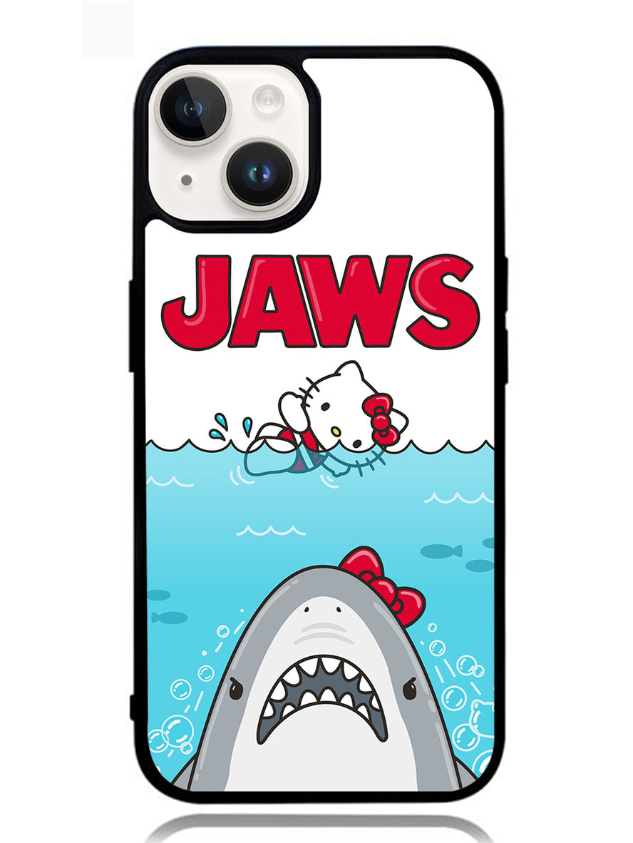 Jaws Hello Kitty iPhone 14 Plus Case
