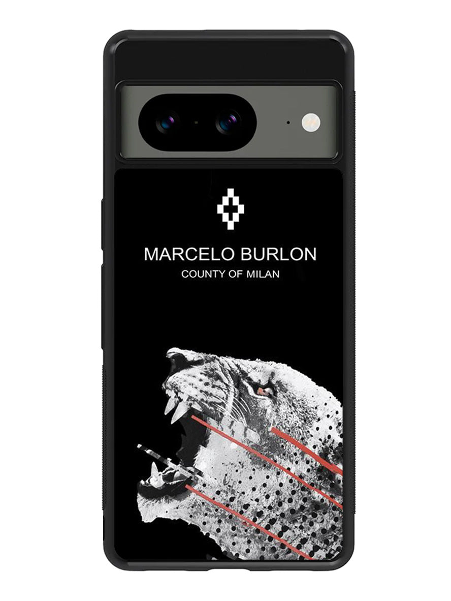 Marcelo Burlon Tiger Google Pixel 8 Case QC9634