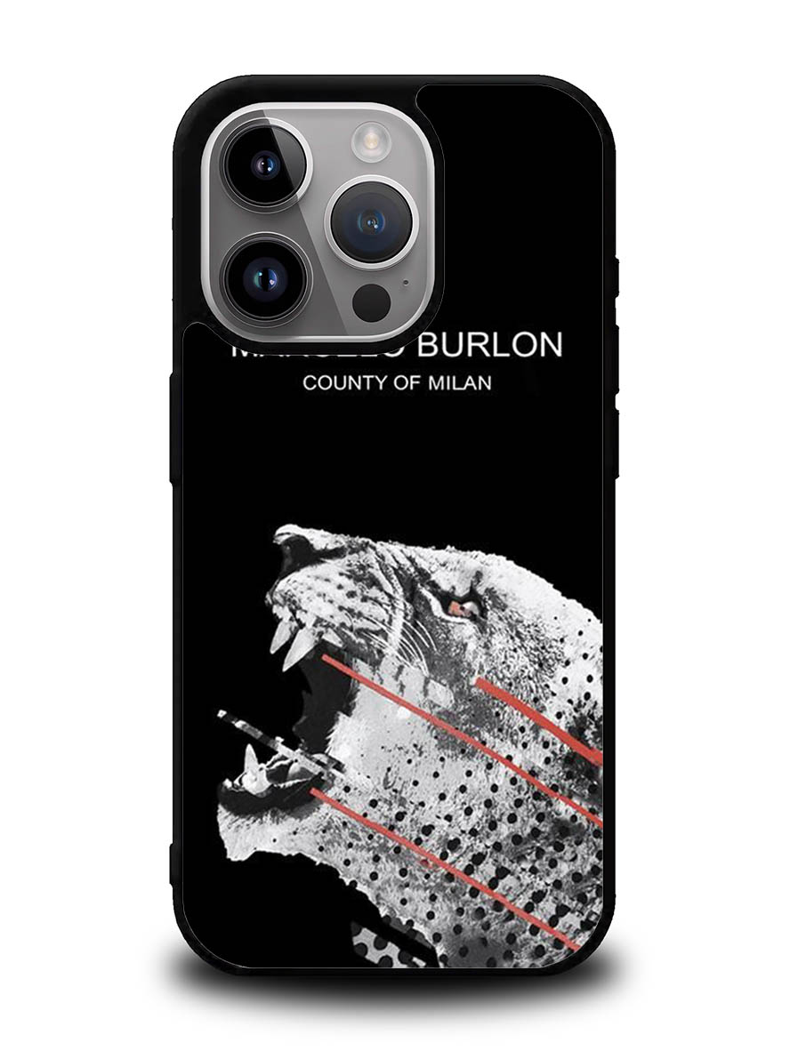 Marcelo Burlon Tiger iPhone 14 Pro Case QC9634