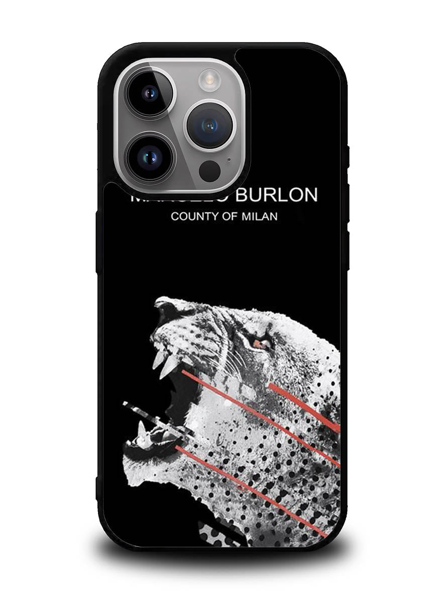 Marcelo Burlon Tiger iPhone 14 Pro Max Case QC9634