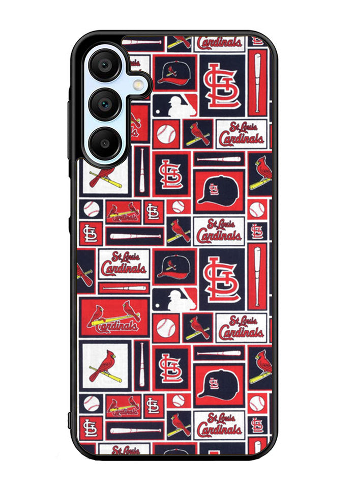 St Louis Cardinals Baseball Doodle Log Samsung Galaxy A15 5G Case OV9600