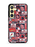 St Louis Cardinals Baseball Doodle Log Samsung Galaxy S25 5G Case OV9600