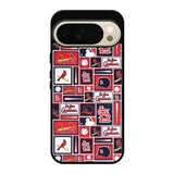 St Louis Cardinals Baseball Doodle Log Google Pixel 10 Pro XL Case OV9600