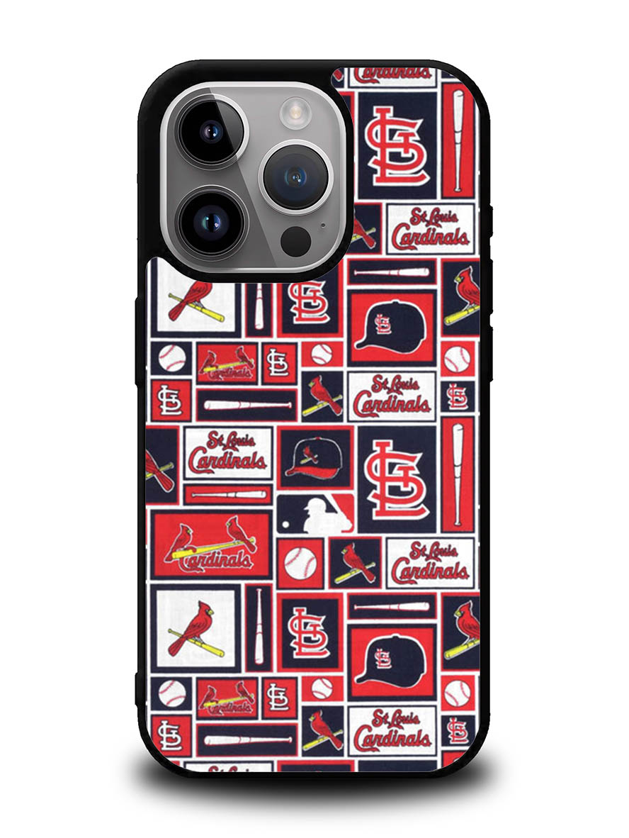 St Louis Cardinals Baseball Doodle Log iPhone 16 Pro Case OV9600