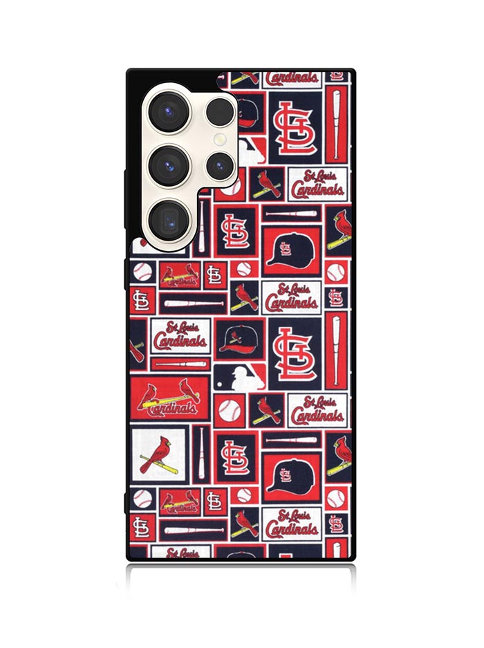 St Louis Cardinals Baseball Doodle Log Samsung Galaxy S24 Ultra 5G Case OV9600