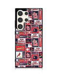 St Louis Cardinals Baseball Doodle Log Samsung Galaxy S24 Ultra 5G Case OV9600
